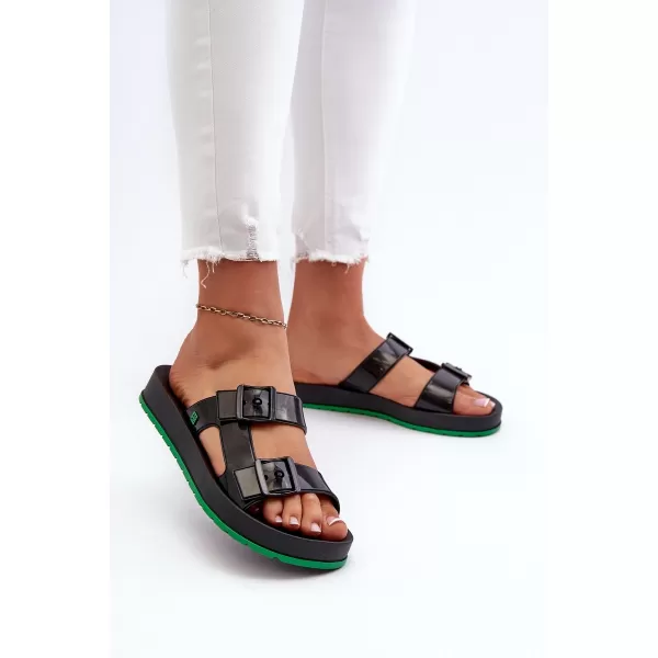  Dámske sandále ZAXY LL285073 BLACK 