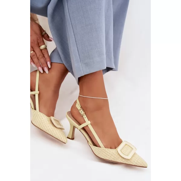  Dámske sandále BOTO ESLINA 41942 LIGHT YELLOW 