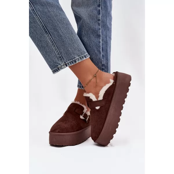  Dámske snehule BOTO JESSINA 40605 MARRON 