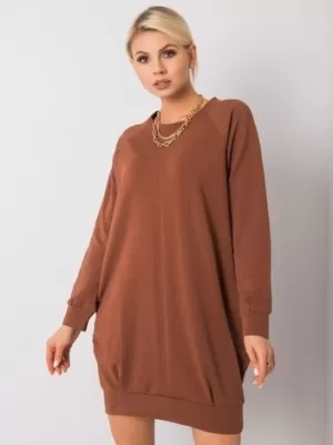 Dámske šaty BASIC FEEL GOOD RV-TU-5184.93P LIGHT BROWN
