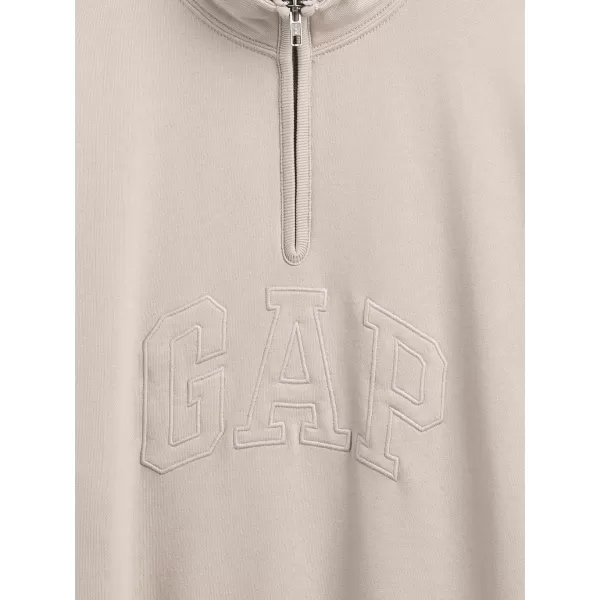 Pánska mikina GAP HALF ZIP 853428-00 QUAIL 