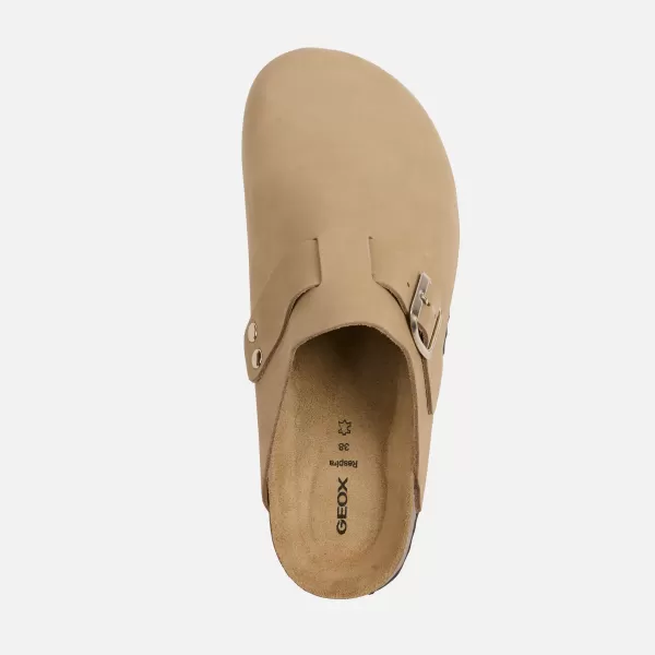  Dámske šľapky GEOX BRIONIA G013083 BÉŽOVÁ 