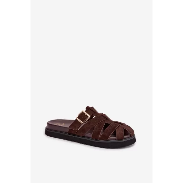  Dámske šľapky BOTO ROSELISSE 41561 BROWN 