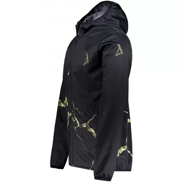  Pánska softshellová bunda premium ALTISPORT VOJ/ALM129JACK01 ČIERNA/MILITARY 