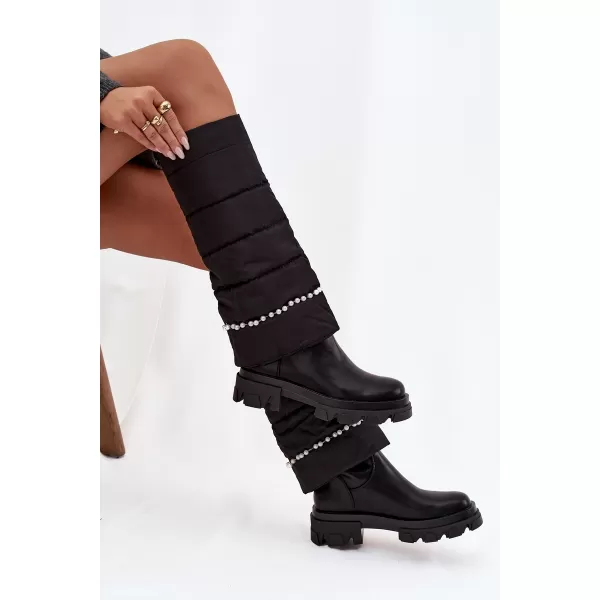  Dámske čižmy BOTO IRVETTE 40092 BLACK 