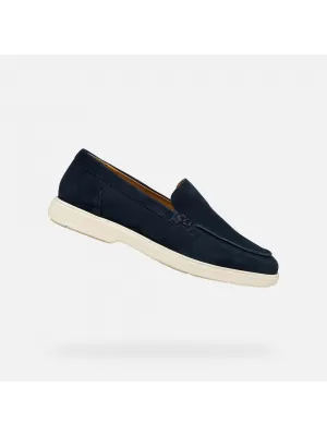 Pánske mokasíny GEOX SPHERICA EC17 G014395 TMAVO MODRÁ