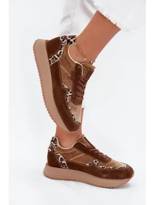 Dámske tenisky BIG STAR OO274A313 BROWN/BEIGE Big Star Shoes