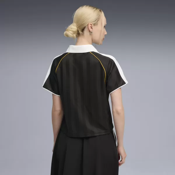  Dámske funkčné tričko PUMA T7 RELAXED FOOTBALL JERSEY 632157-01 PUMA ČIERNA 