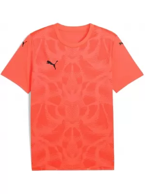 Pánske funkčné tričko PUMA TEAMULTIMATE JERSEY 706280-38 NEON SUN/ NEÓNOVÉ SLNKO/PUMA ČIERNA