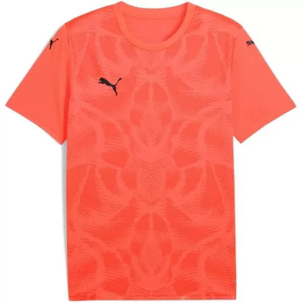  Pánske funkčné tričko PUMA TEAMULTIMATE JERSEY 706280-38 NEON SUN/ NEÓNOVÉ SLNKO/PUMA ČIERNA 