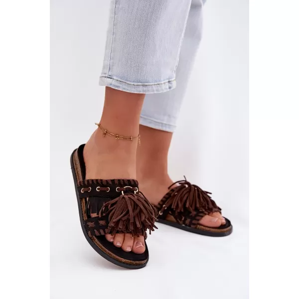  Dámske šľapky BOTO GLORINNA 41497 BLACK 