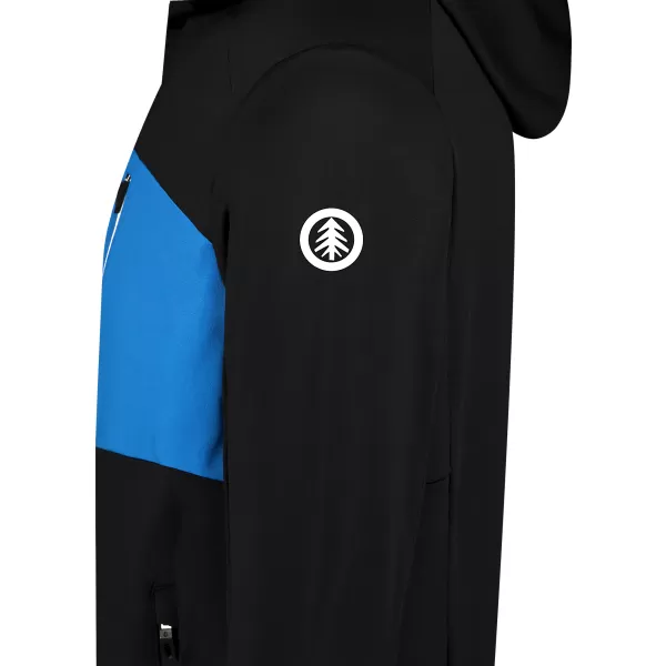  Pánska mikina powerfleece NORDBLANC BRACKEN NBWFM8286 ČIERNA 