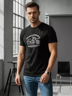 Pánske tričko DSTREET NX057R ČIERNA