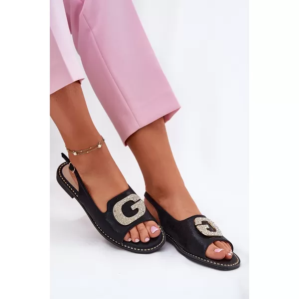  Dámske sandále S.BARSKI KV51-081 BLACK 