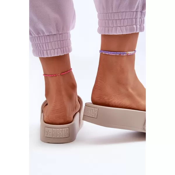  Dámske topánky BIG STAR NN274A671 BEIGE Big Star Shoes 
