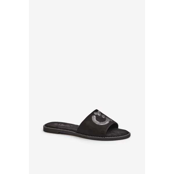  Dámske žabky S.BARSKI KV27-052 BLACK 