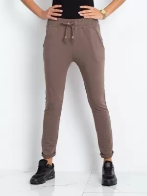 Dámske tepláky BASIC FEEL GOOD RV-DR-3698.08X BROWN
