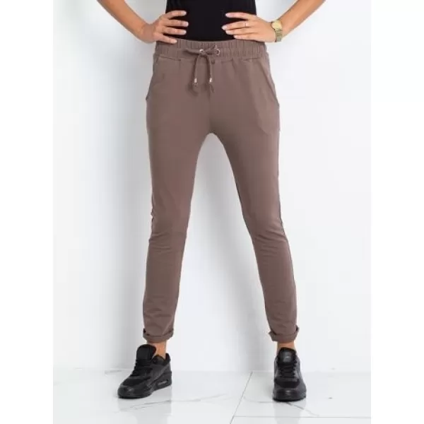  Dámske tepláky BASIC FEEL GOOD RV-DR-3698.08X BROWN 