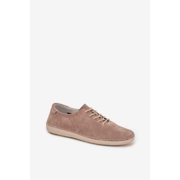  Dámske topánky S.BARSKI LR61-7080 DARK BEIGE 
