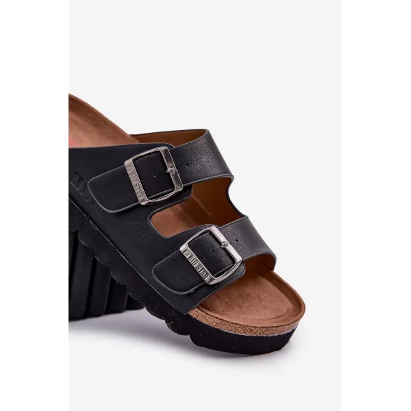  Pánske šľapky BIG STAR NN174531 BLACK Big Star Shoes 