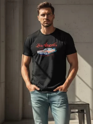 Pánske tričko DSTREET NX055R ČIERNA