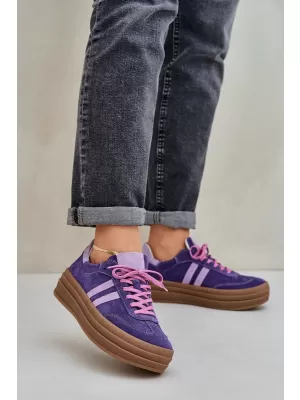 Dámske topánky ZAZOO N1068S4 PURPLE