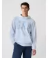 Pánska mikina GAP TONAL LOGO PULLOVER HOODIE 412282-03 BICOASTAL BLUE