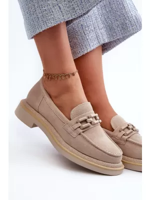 Dámske mokasíny S.BARSKI HX52-222 BEIGE
