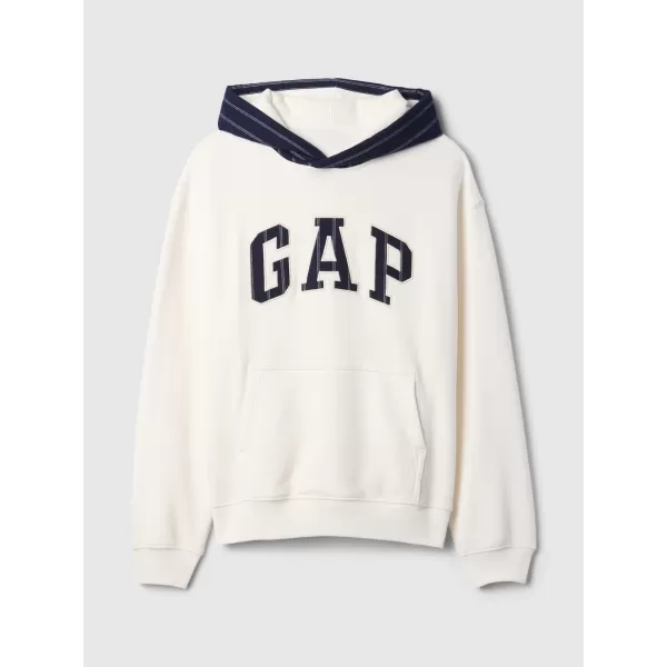  Pánska mikina GAP LOGO HOODIE PULLOVER 645967-02 NEW OFF WHITE 