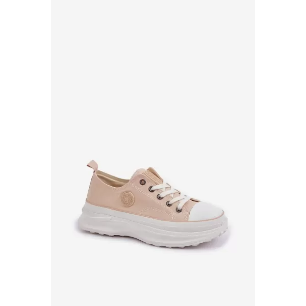  Dámske tenisky BIG STAR NN274127 BEIGE Big Star Shoes 