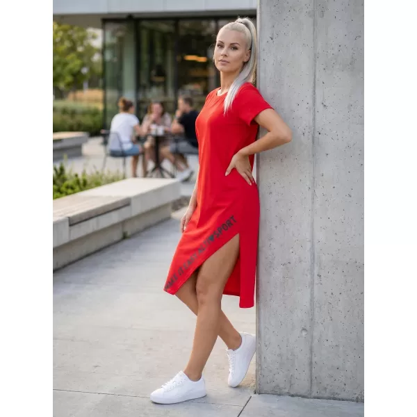  Dámske šaty ALTISPORT HERIA ČERVENÁ 