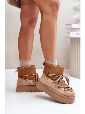 Dámske snehule BOTO MAVORA 34284 KHAKI