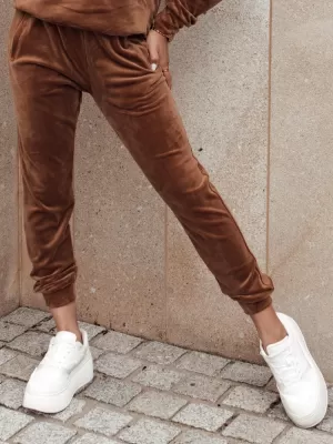 Dámske nohavice DSTREET UY2838 HNEDÁ