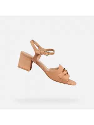 Dámske sandále GEOX NEW ERAKLIA 50 G013135 RUŽOVÁ