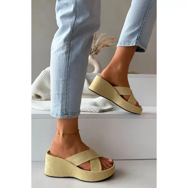  Dámske šľapky BOTO CALORINE 41358 YELLOW 