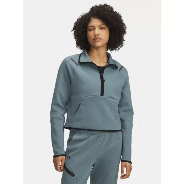  Dámska mikina UNDER ARMOUR UNSTOPPABLE FLC HZ 6003671-587 MODRÁ 