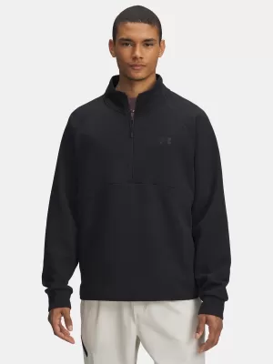 Pánska mikina UNDER ARMOUR UNSTOPPABLE FLC HALF ZIP 6003868-001 ČIERNA