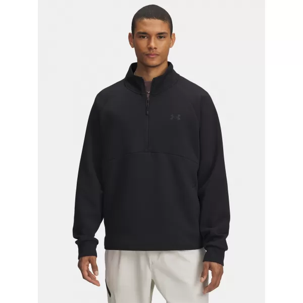  Pánska mikina UNDER ARMOUR UNSTOPPABLE FLC HALF ZIP 6003868-001 ČIERNA 