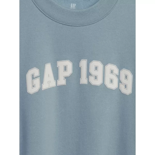 Detská mikina GAP LOGO SWEATSHIRT 826982-00 NEW ENGLAND SKY 