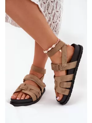 Dámske sandále BOTO VALPERA 37804 KHAKI