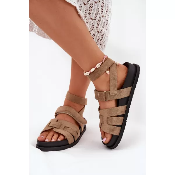  Dámske sandále BOTO VALPERA 37804 KHAKI 
