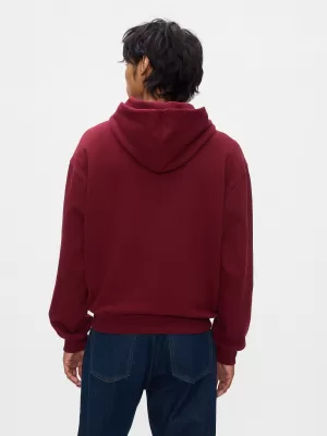 Pánska mikina GAP LOGO HOODIE PULLOVER 646031-01 OXBLOOD