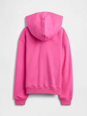 Detská mikina GAP LOGO PULLOVER HOODIE 797762-03 HAPPY PINK