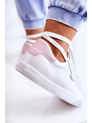 Dámske tenisky BIG STAR HH274073 WHITE/PINK Big Star Shoes