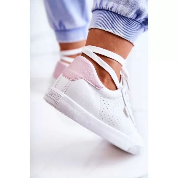  Dámske tenisky BIG STAR HH274073 WHITE/PINK Big Star Shoes 