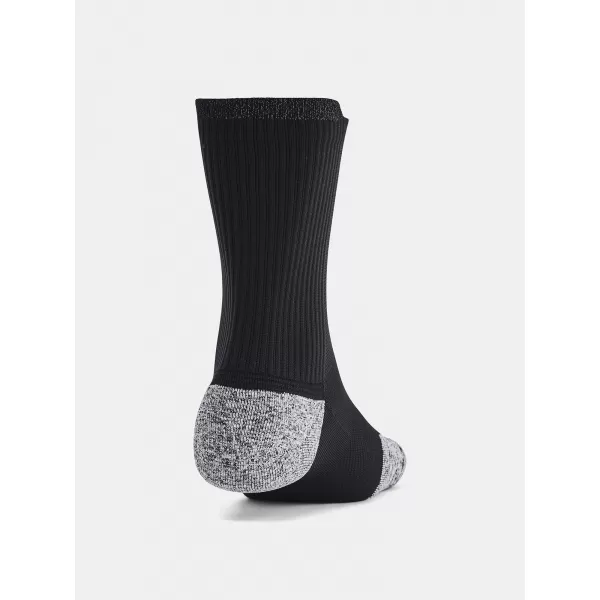  Ponožky UNDER ARMOUR UA AD RUN CUSHION CREW (3 PÁRY) 1387043-001 ČIERNA 