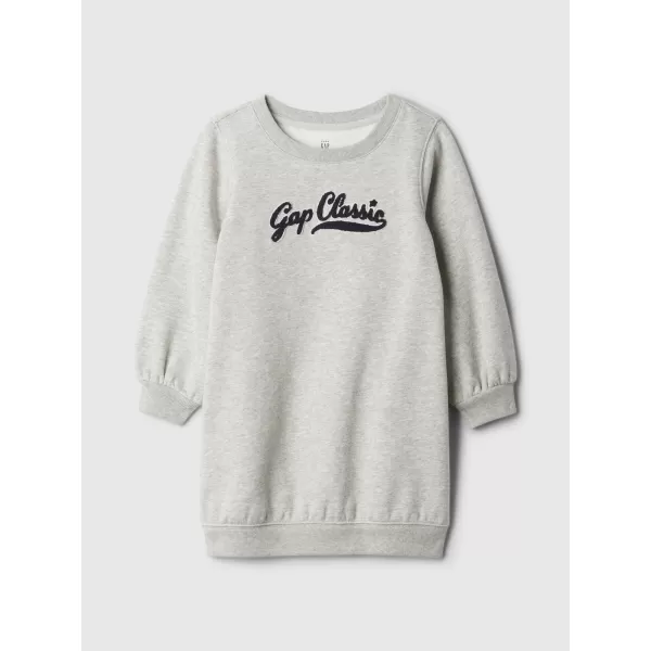  Detské šaty GAP LOGO DRESS 525970-00 LIGHT HEATHER GREY 