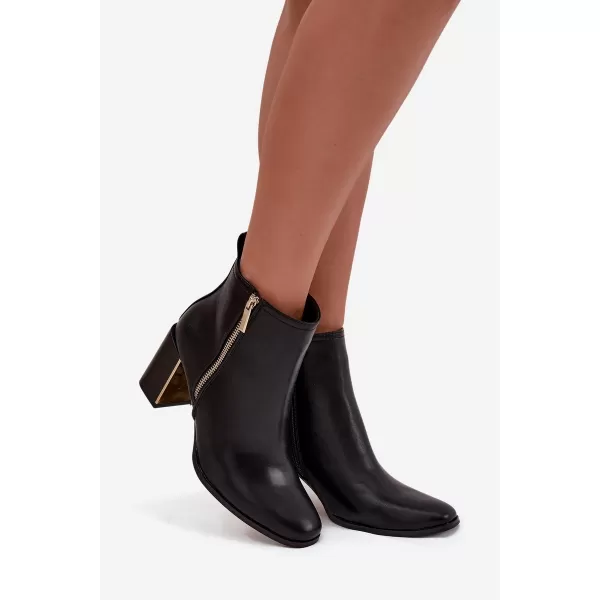  Dámske topánky na podpätku BOTO CAMILYN 40569 BLACK 