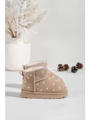 Detské snehule BOTO GRACINA 39512 BEIGE