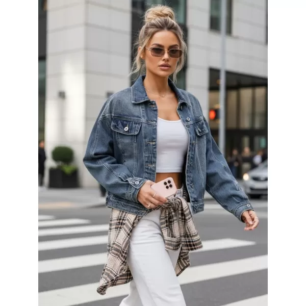  Dámska bunda DSTREET TY5632 MODRÁ 